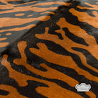 Authentic Tiger Animal Print Cowhide Rug