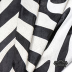 Authentic Zebra Animal Print Cowhide Rug