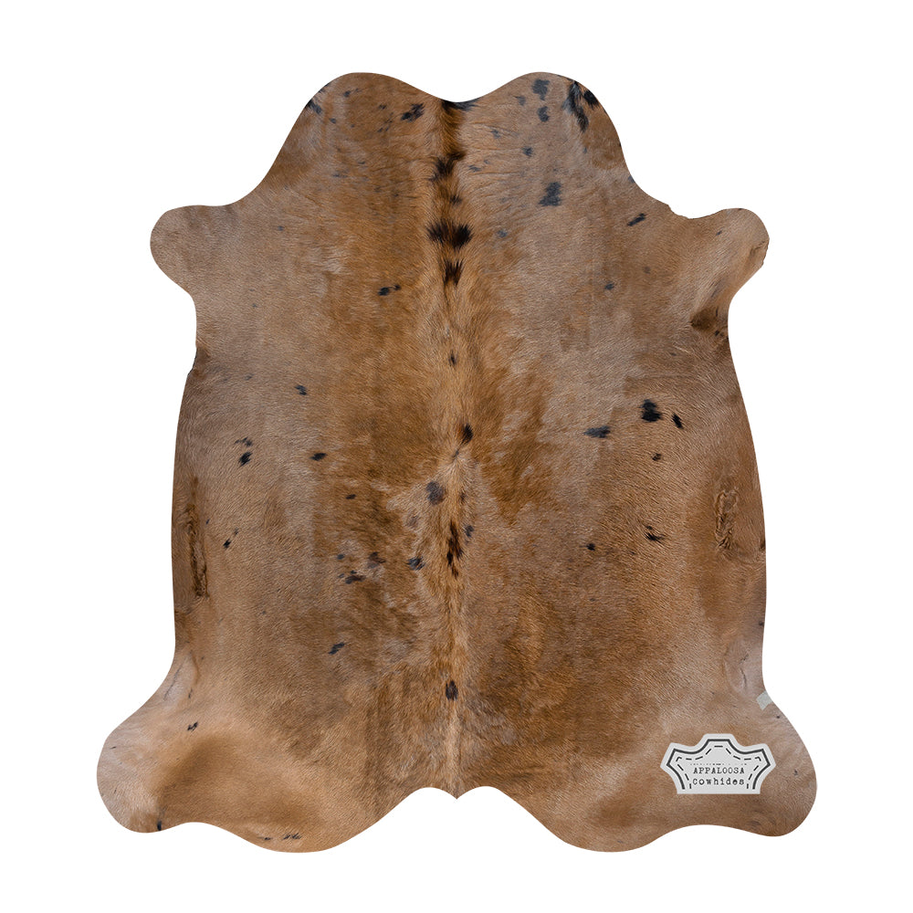 Dark Roast Latte Color Dyed Cowhide Rug