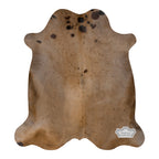 Dark Roast Latte Color Dyed Cowhide Rug