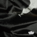 Natural Authentic Black & White Cowhide Rug