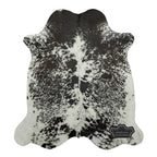 Natural Black Speckled Cowhide Rug