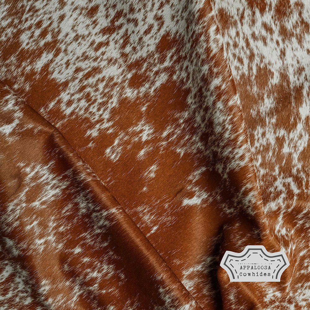 Natural Brown Speckled Cowhide Rug