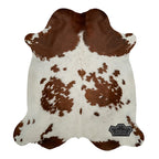 Natural Chromatic Brown & White Cowhide Rug