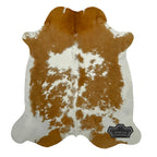 Natural Chromatic Brown & White Cowhide Rug