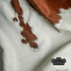 Natural Chromatic Brown & White Cowhide Rug