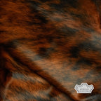 Natural Dark Brindle Cowhide Rug