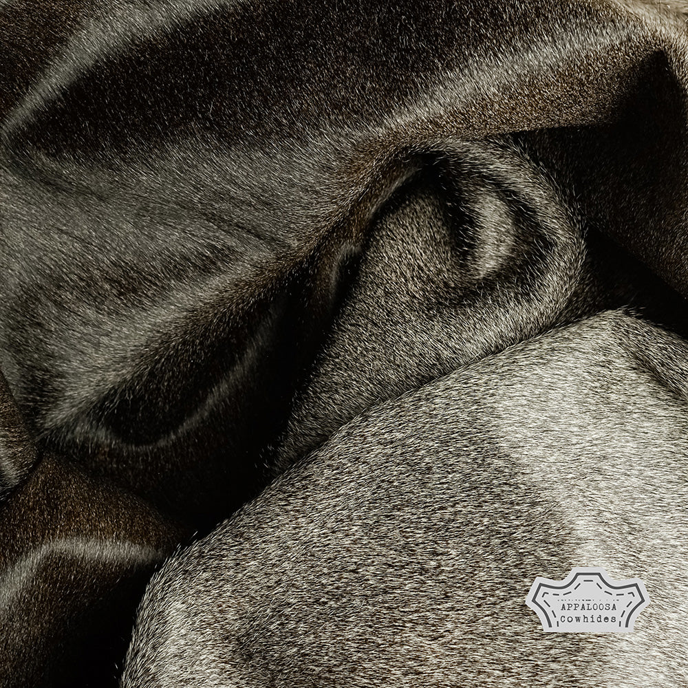 Natural Gray Cowhide Rug