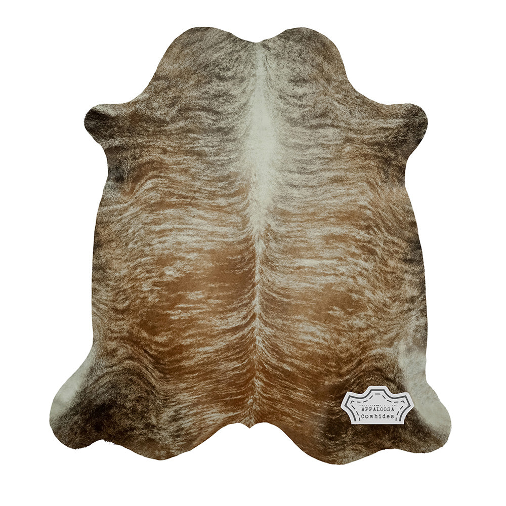 Natural Medium Brindle Cowhide Rug