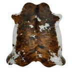 Natural Medium Tricolor Cowhide Rug