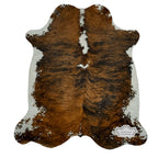 Natural Medium Tricolor Cowhide Rug
