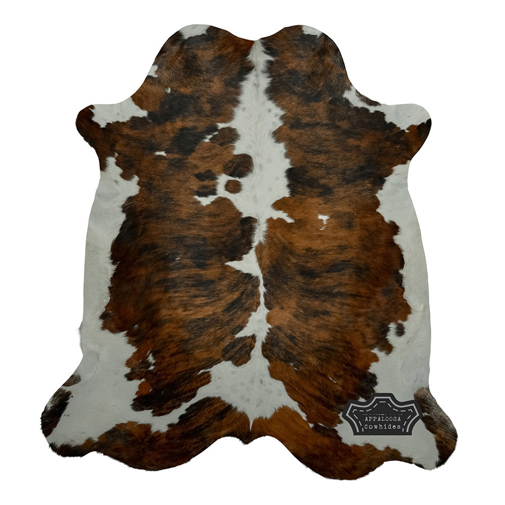 Natural Medium Tricolor Cowhide Rug