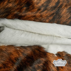 Natural Medium Tricolor Cowhide Rug