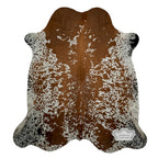 Natural Multicolor Speckled Cowhide Rug