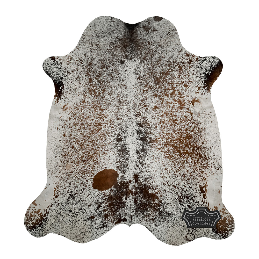 Natural Multicolor Speckled Cowhide Rug