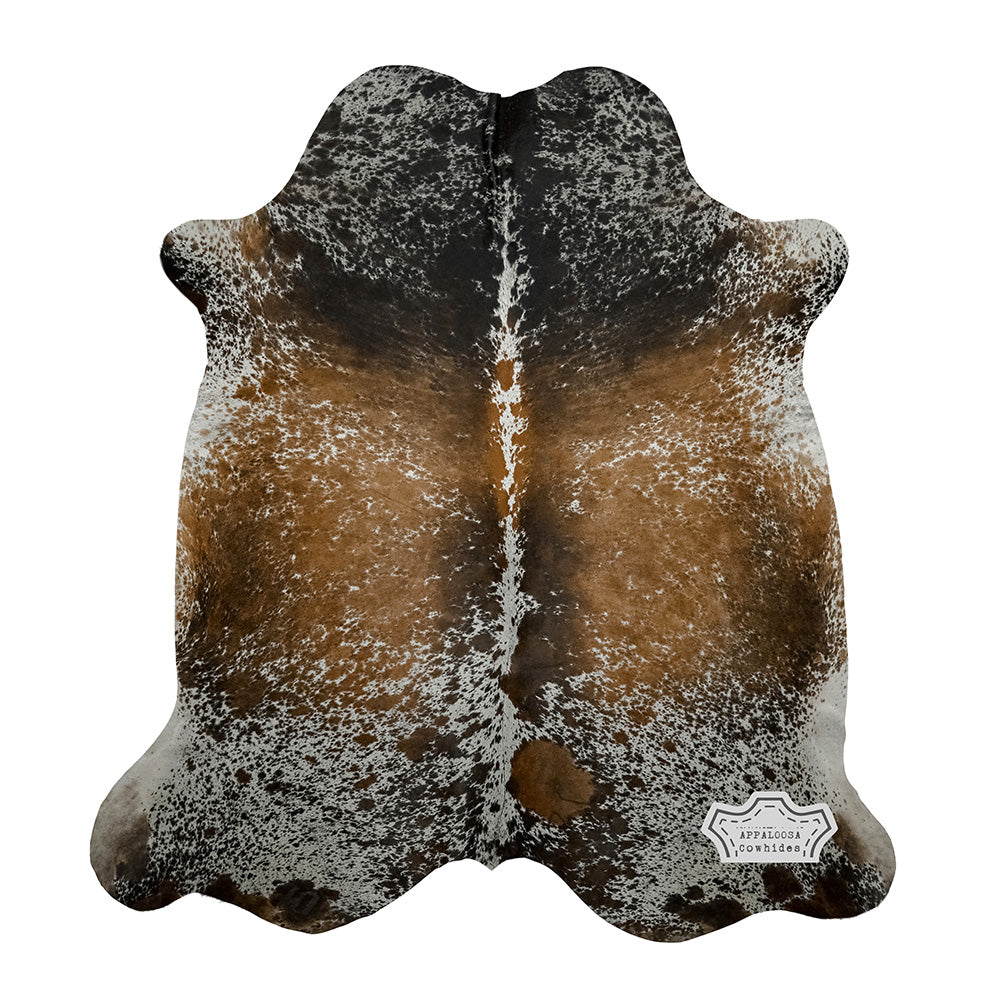 Natural Multicolor Speckled Cowhide Rug