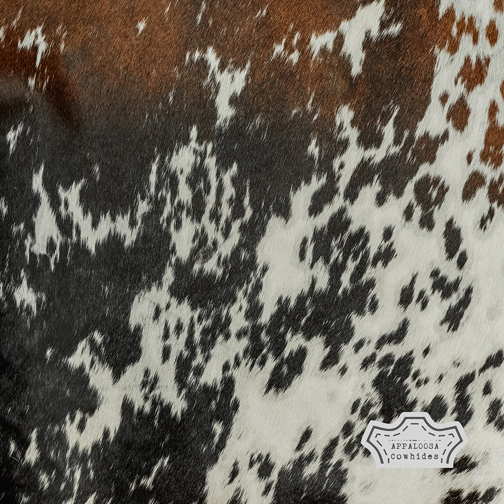 Natural Multicolor Speckled Cowhide Rug