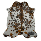 Natural Original Tricolor Cowhide Rug