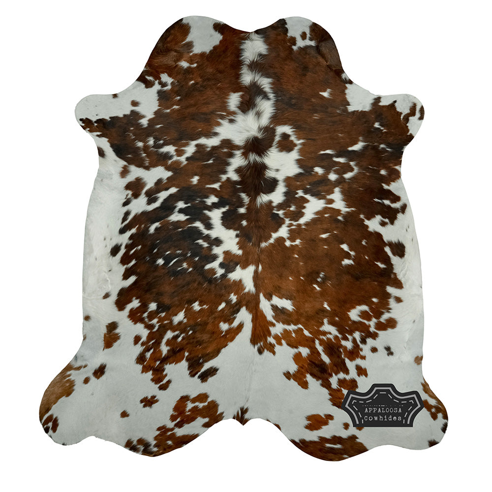 Natural Original Tricolor Cowhide Rug