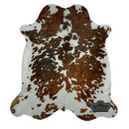 Natural Original Tricolor Cowhide Rug