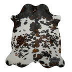 Natural Original Tricolor Cowhide Rug