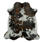 Natural Original Tricolor Cowhide Rug