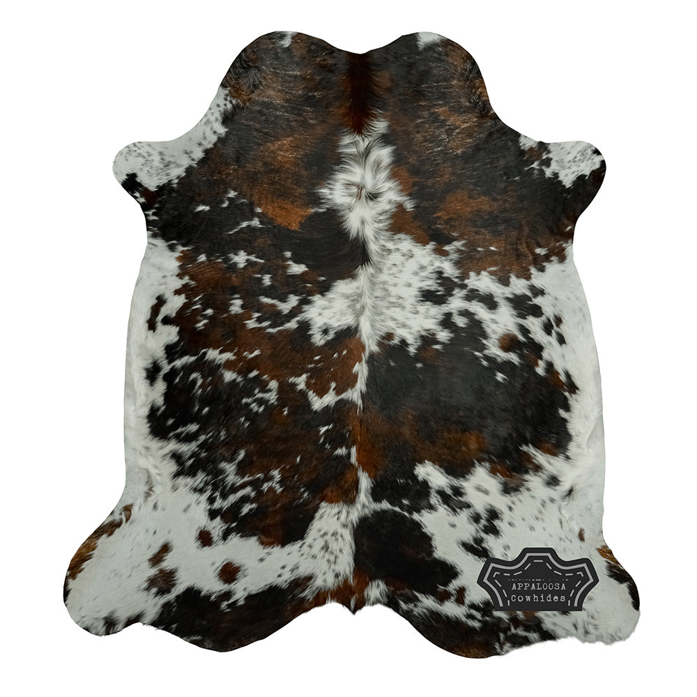 Natural Original Tricolor Cowhide Rug
