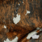 Natural Original Tricolor Cowhide Rug