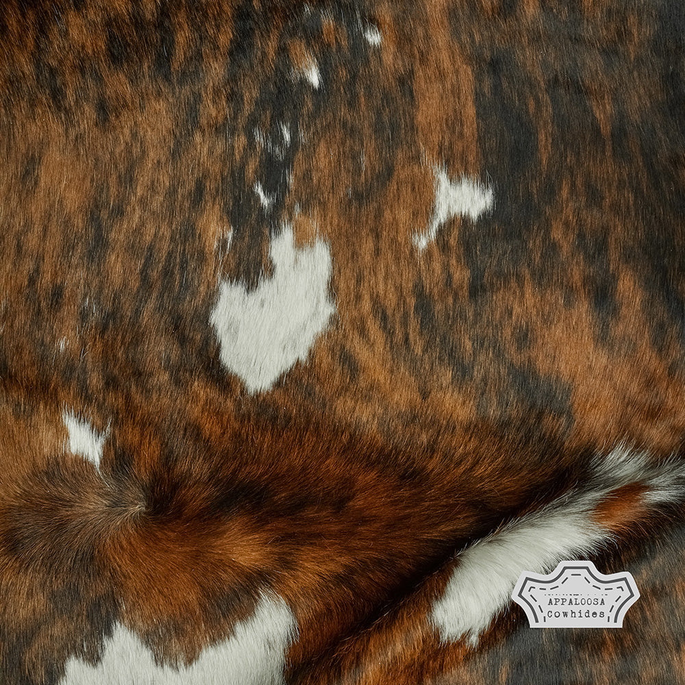 Natural Original Tricolor Cowhide Rug