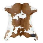 Brown and white Calf Hide