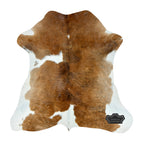 Brown and white Calf Hide