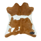 Brown and white Calf Hide