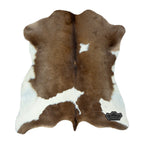 Brown and white Calf Hide