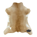 Natural Honey Brown Calf Hide Cowhide Rug