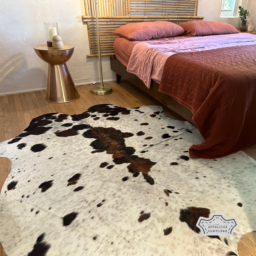 Natural Light Tricolor Cowhide Rug