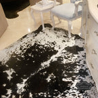 Natural Chromatic Black & White Cowhide Rug