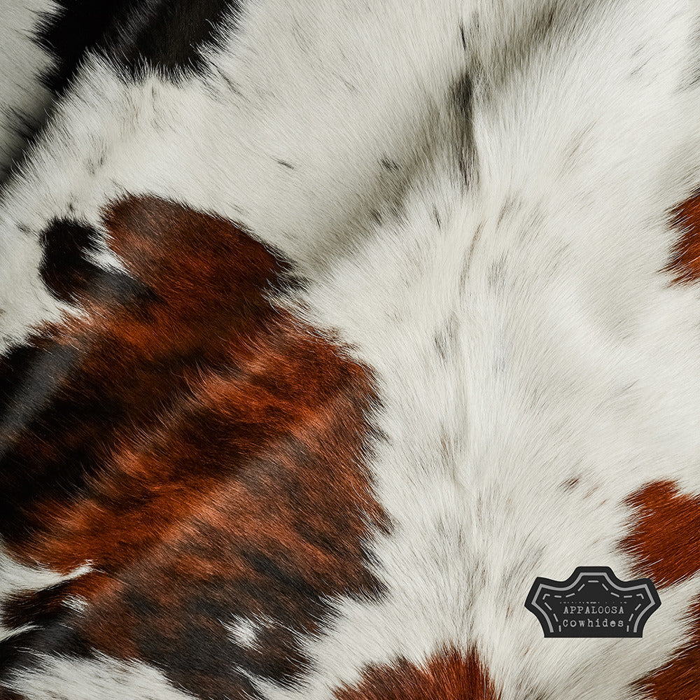 Natural Light Tricolor Cowhide Rug