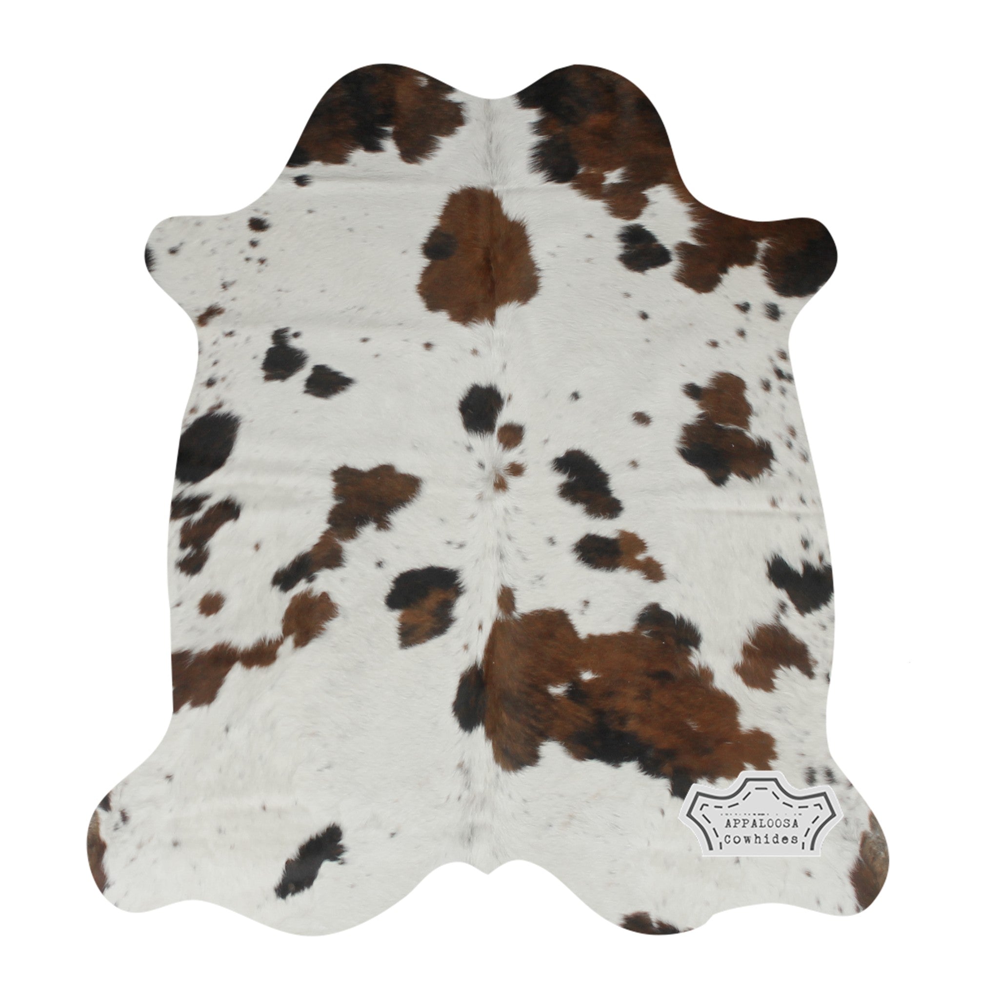 Natural Original Tricolor Cowhide Rug
