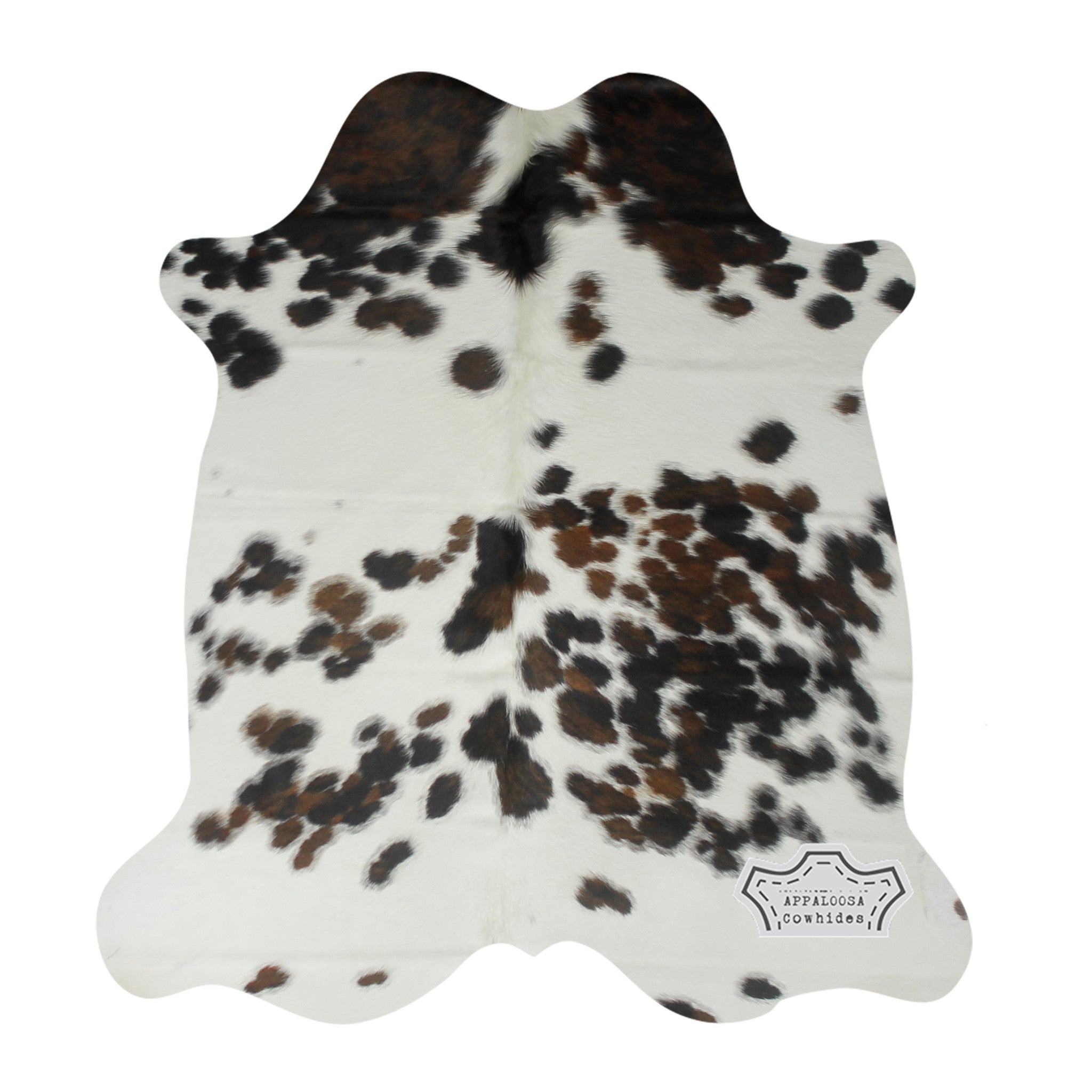 Natural Original Tricolor Cowhide Rug