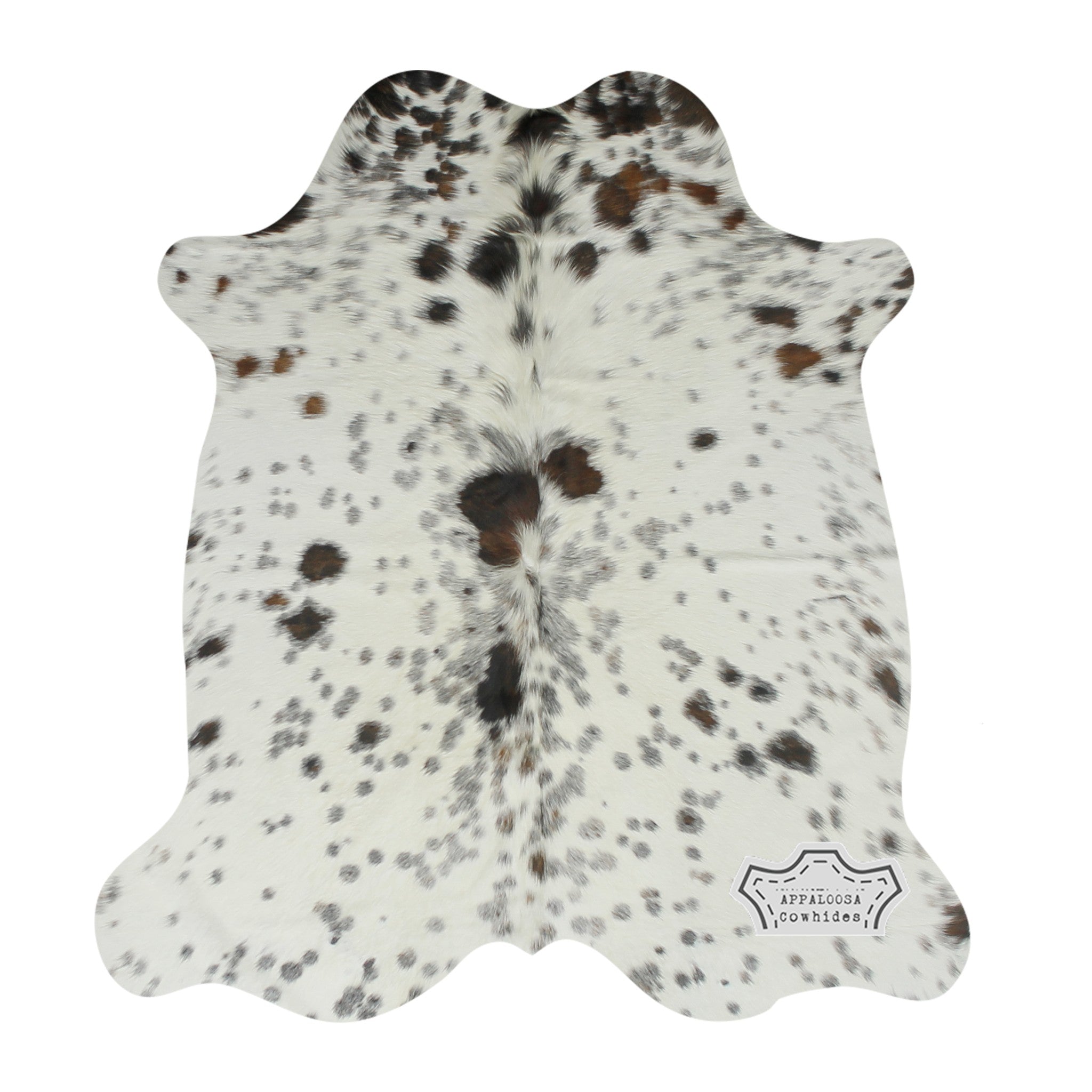 Natural Original Tricolor Cowhide Rug