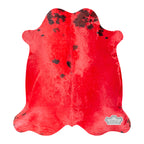 Rusty Red Color Dyed Cowhide Rug