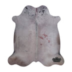 Soft Gray Color Dyed Cowhide Rug