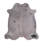 Soft Gray Color Dyed Cowhide Rug