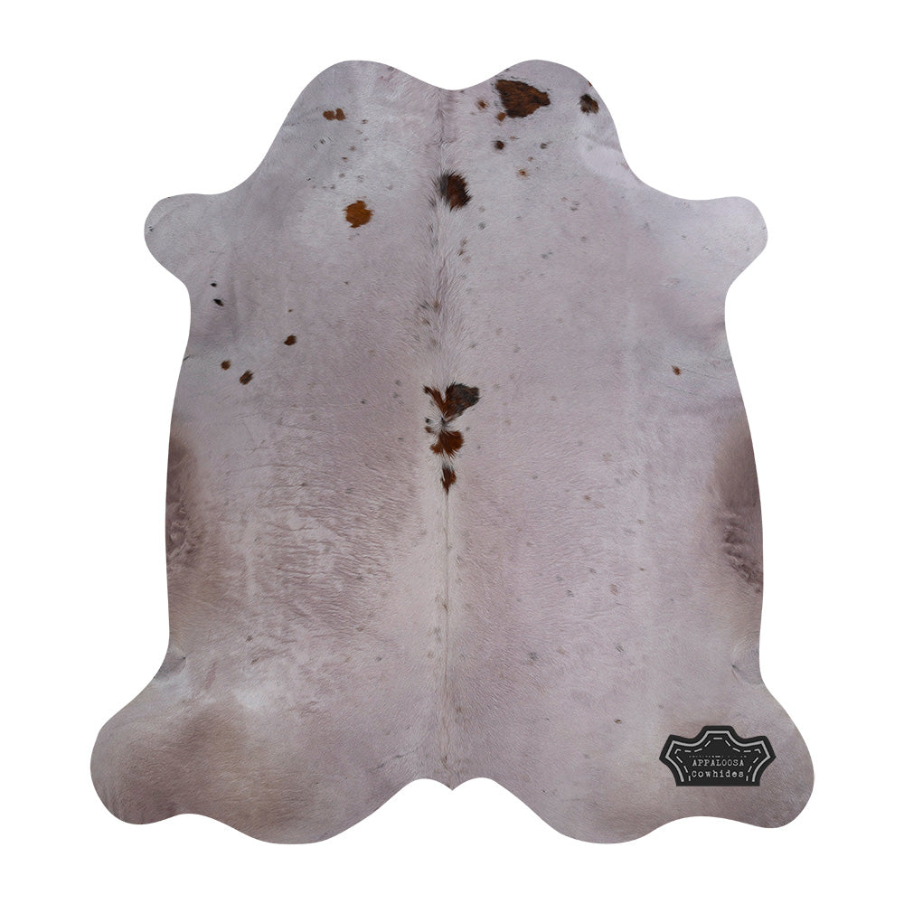 Soft Gray Color Dyed Cowhide Rug