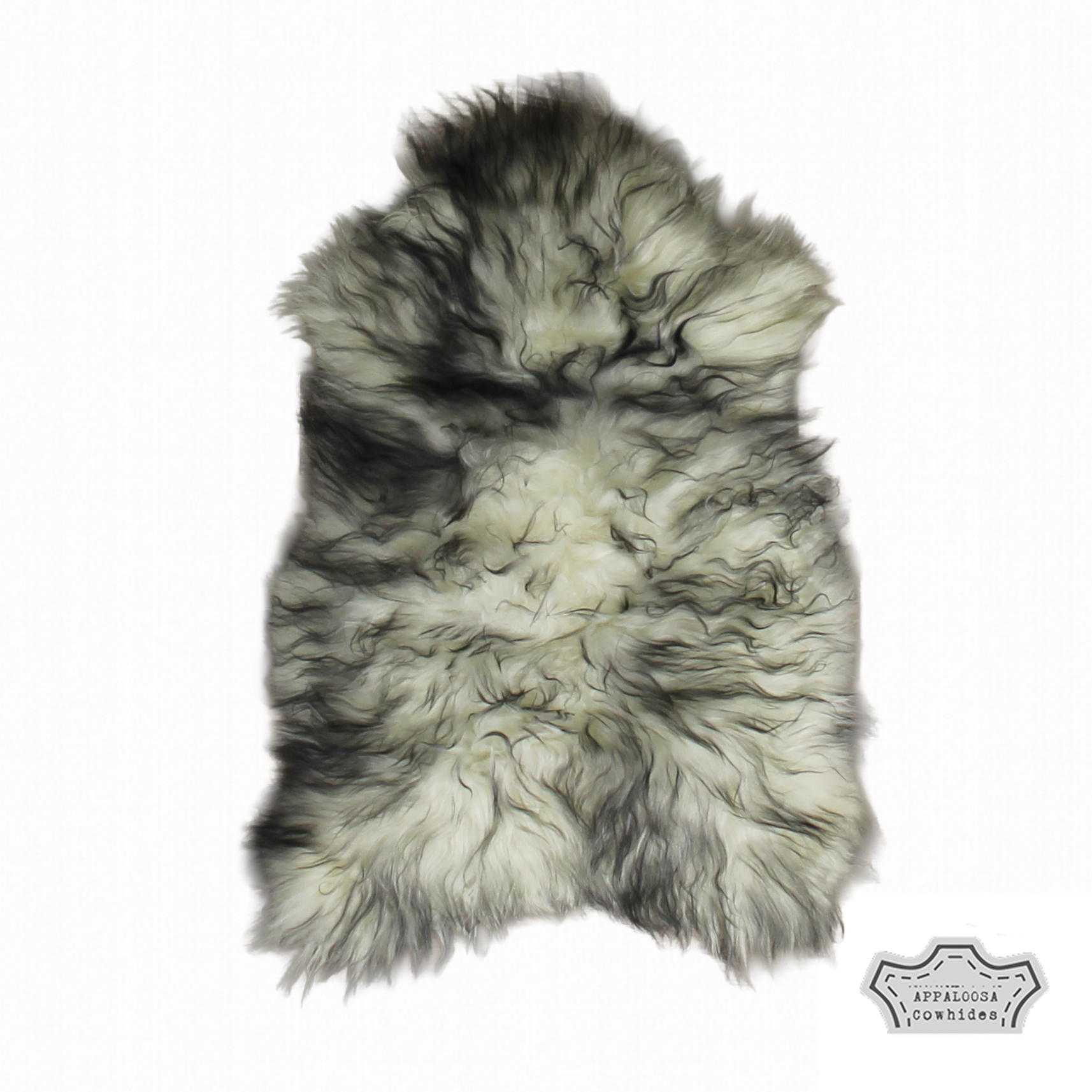 Icelandic Grey Tip Sheepskin Single