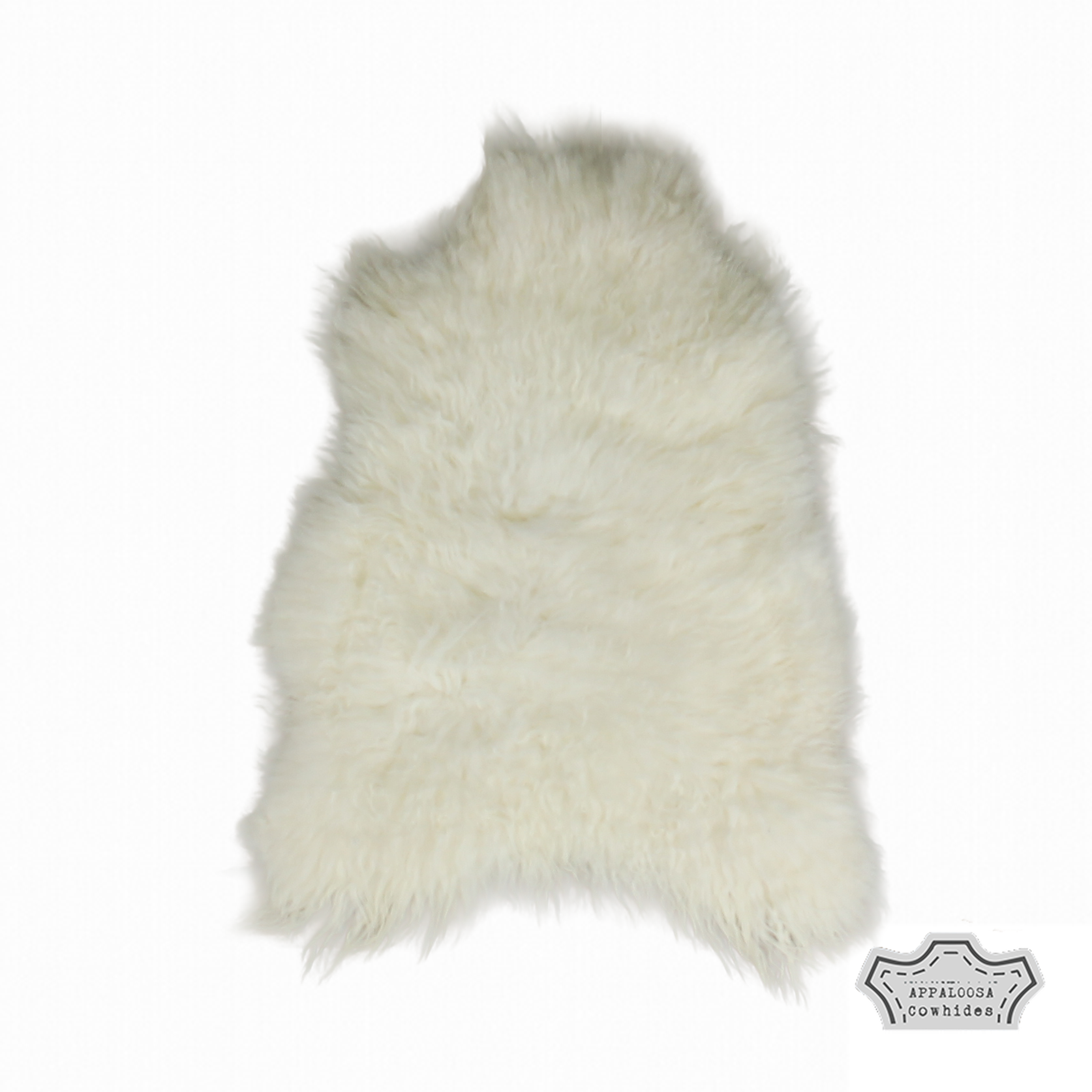 Icelandic Natural White Sheepskin Single
