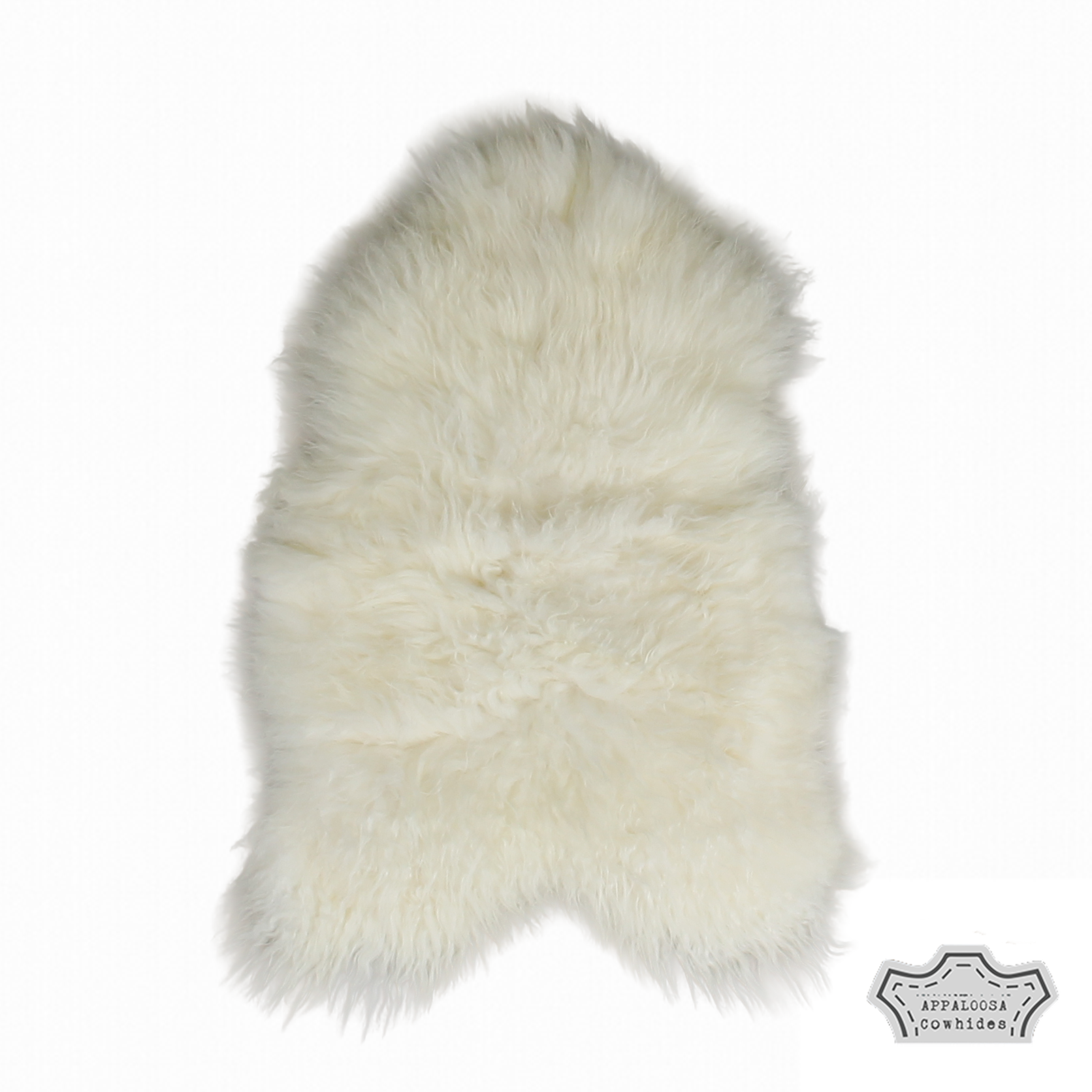 Icelandic Natural White Sheepskin Single