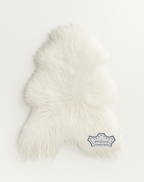Icelandic Natural White Sheepskin Single