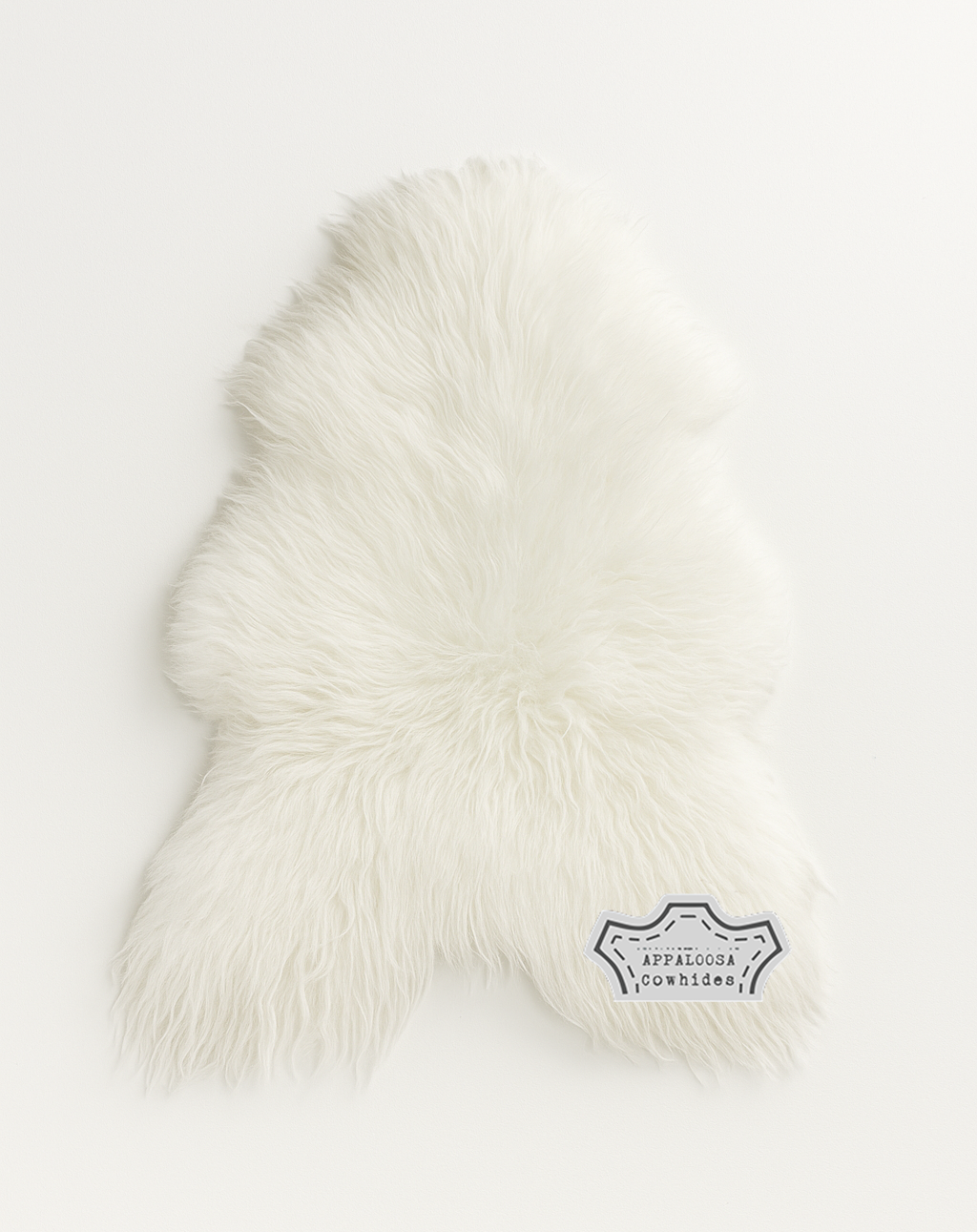 Icelandic Natural White Sheepskin Single