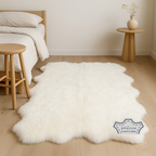 Sheepskin Natural White Octo